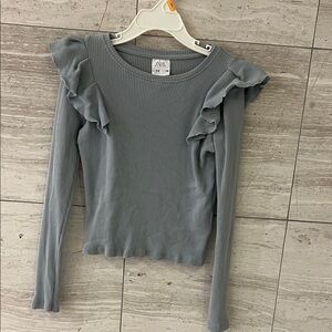 Zara long sleeve ribbed top